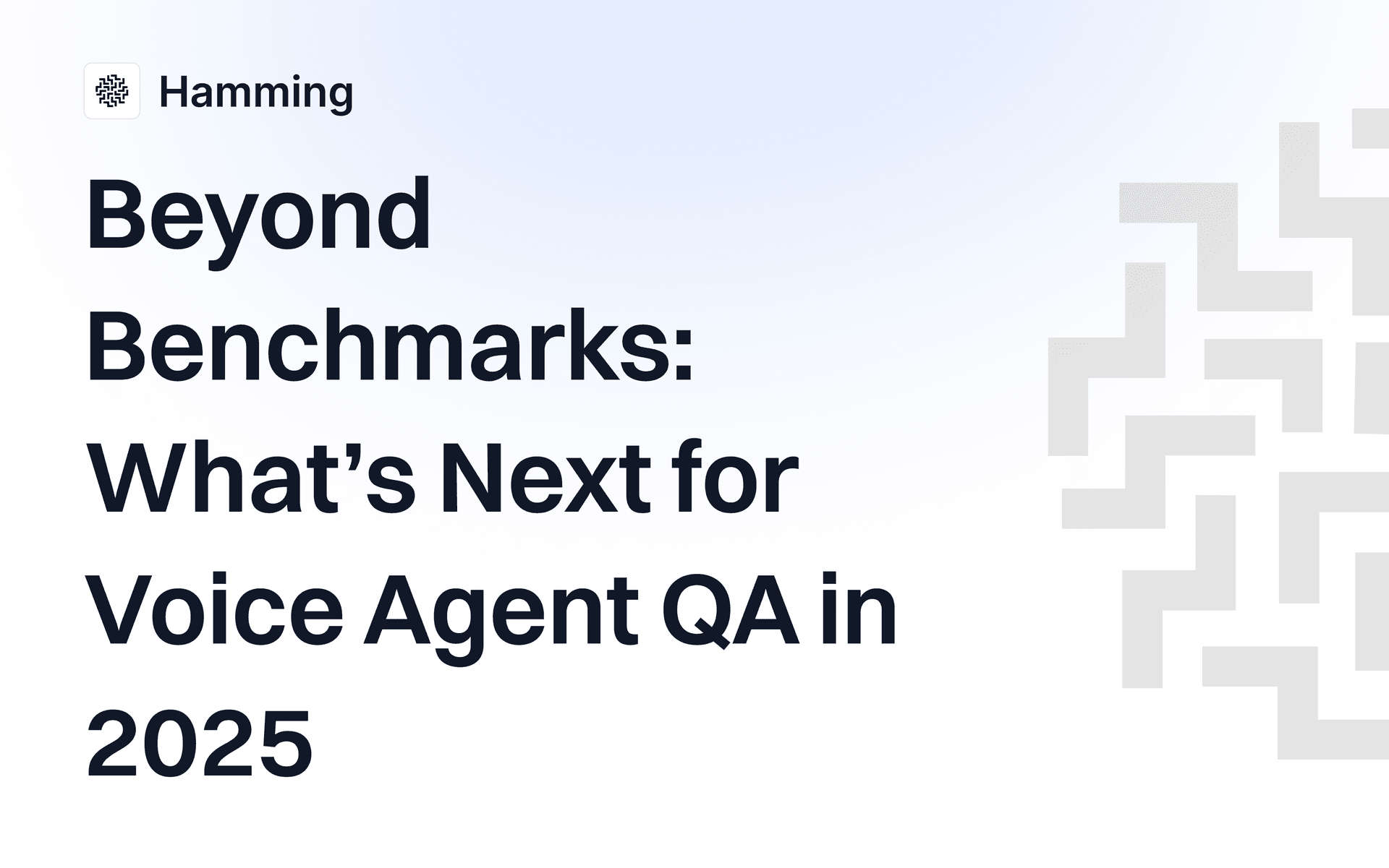 Beyond Benchmarks: What’s Next for Voice Agent QA in 2025
