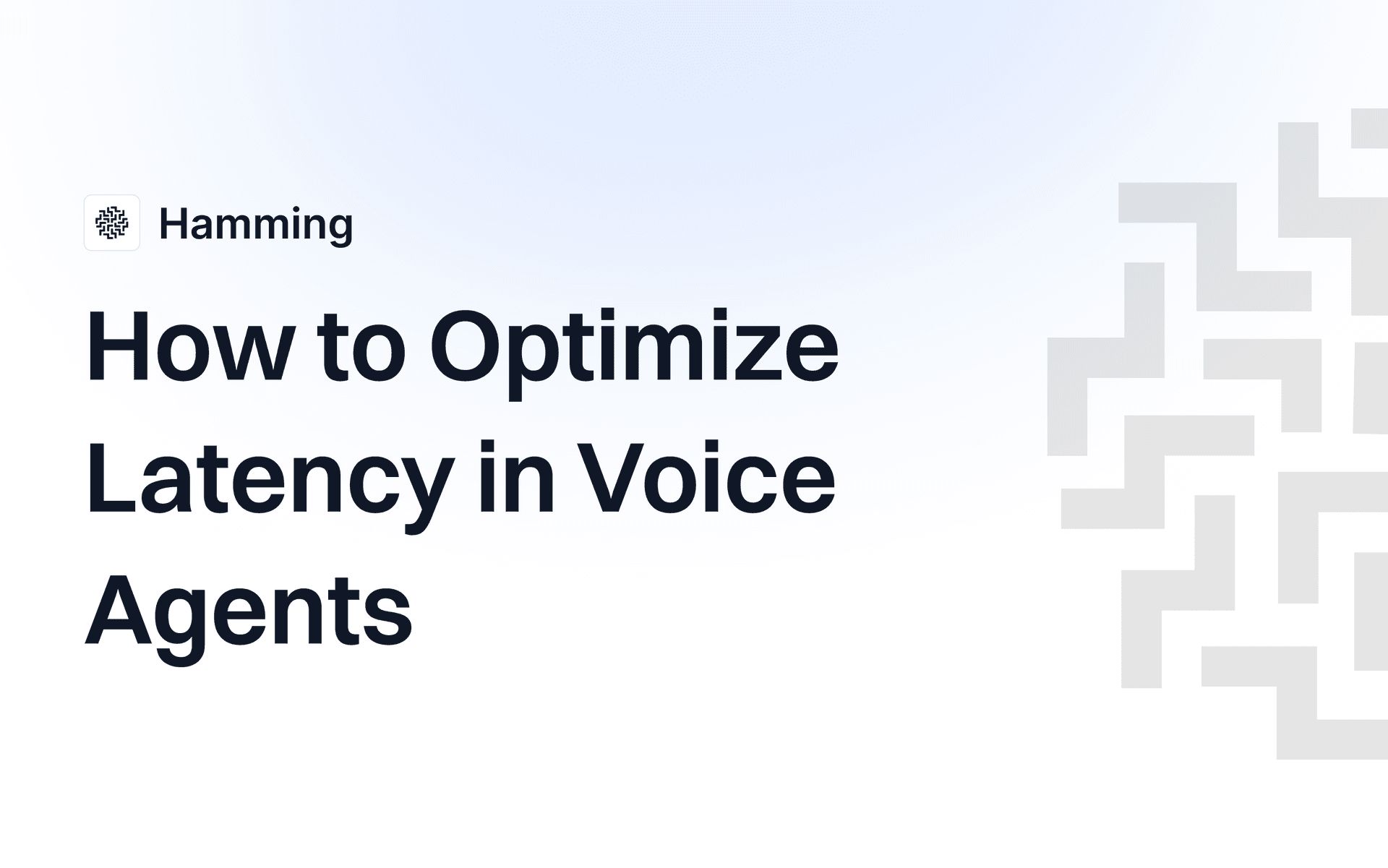 How to Optimize Latency in Voice Agents