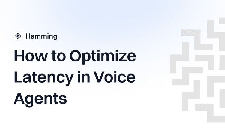 How to Optimize Latency in Voice Agents