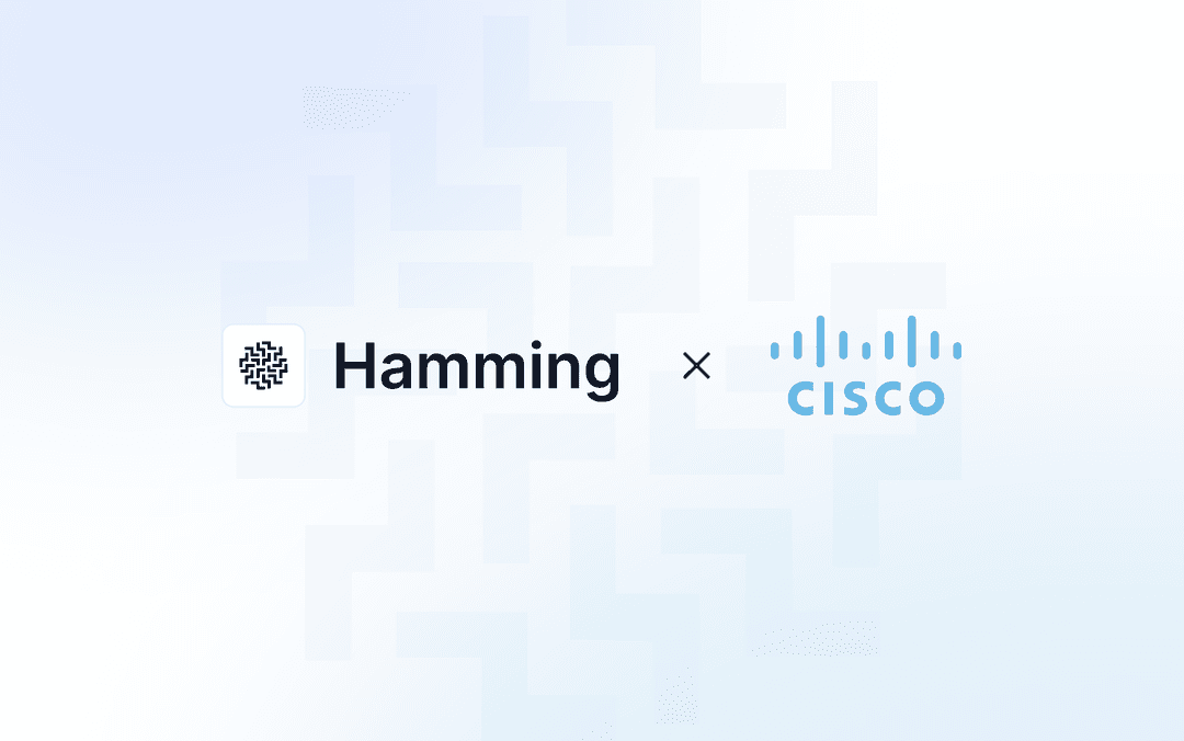 Hamming AI Partners with Cisco to Enhance Voice Agent Reliability