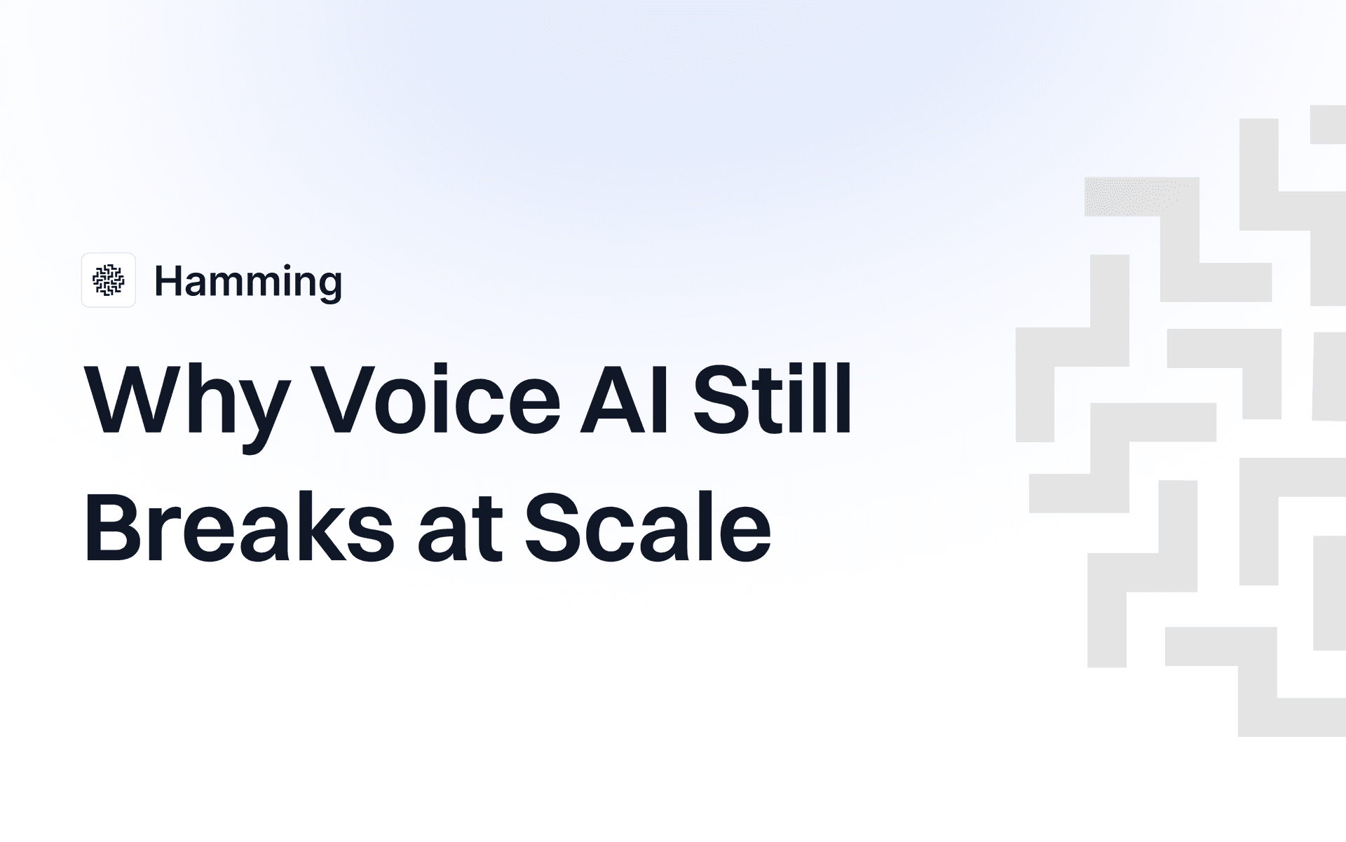 Why Voice AI Still Breaks at Scale